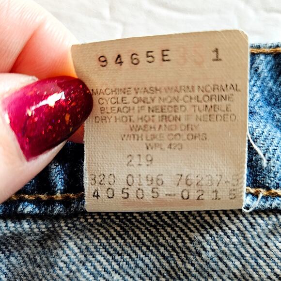 Levi's 505 Jeans Vintage 90s Orange Tab Men's Size 40 x 32 Casual Grunge Weekend - Picture 9 of 11